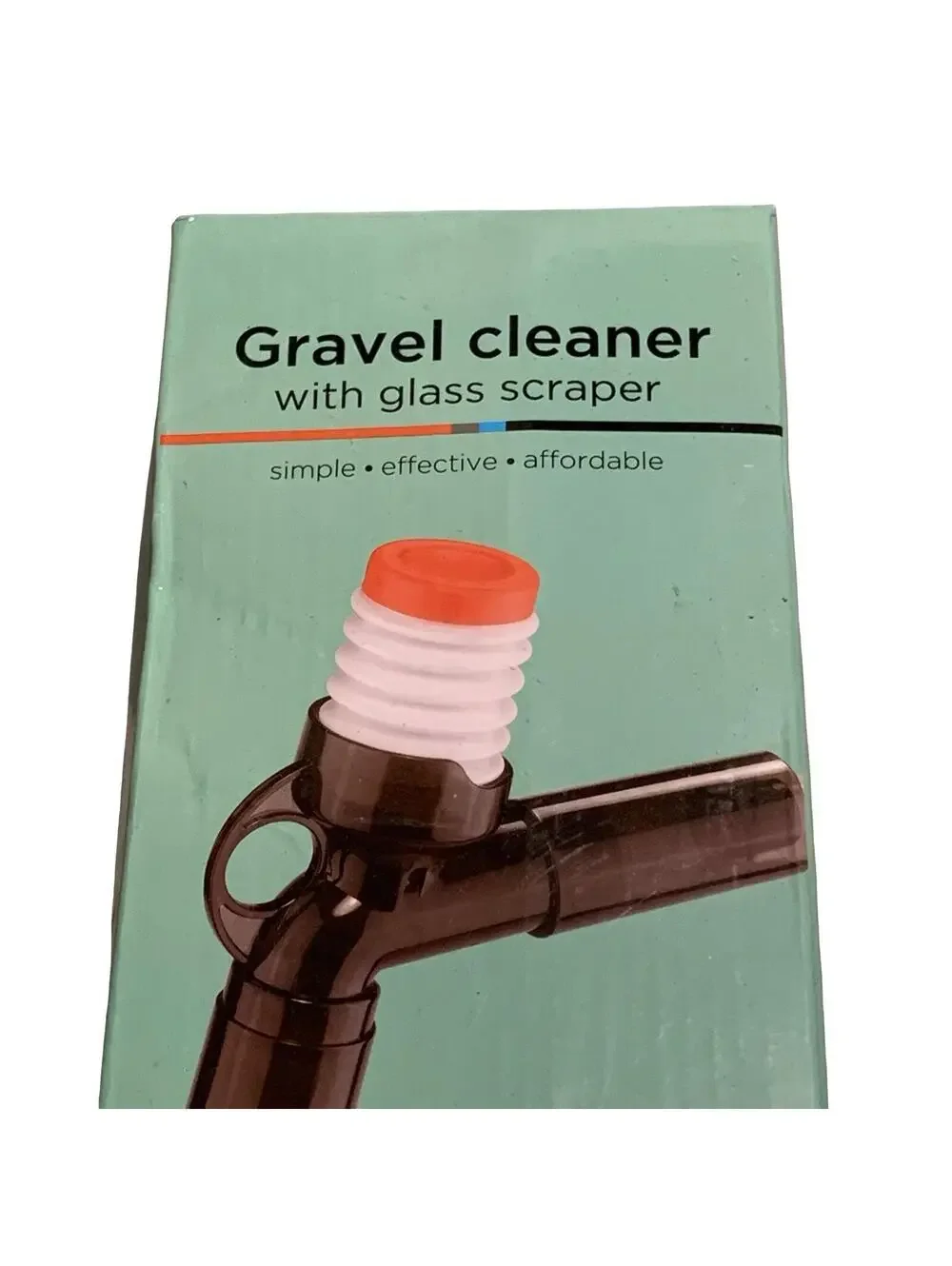 Pulaco Aquarium Gravel Cleaner Siphon Vacuum with Glass Scraper Kit 92cm NEW